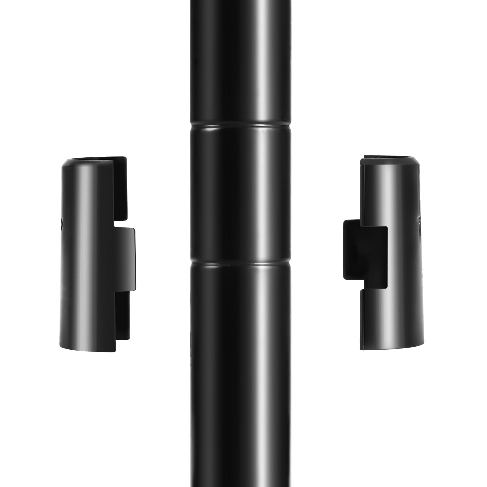 Over Washer And Dryer Storage Rack With Hanging Rod And Hooks_voghion.com